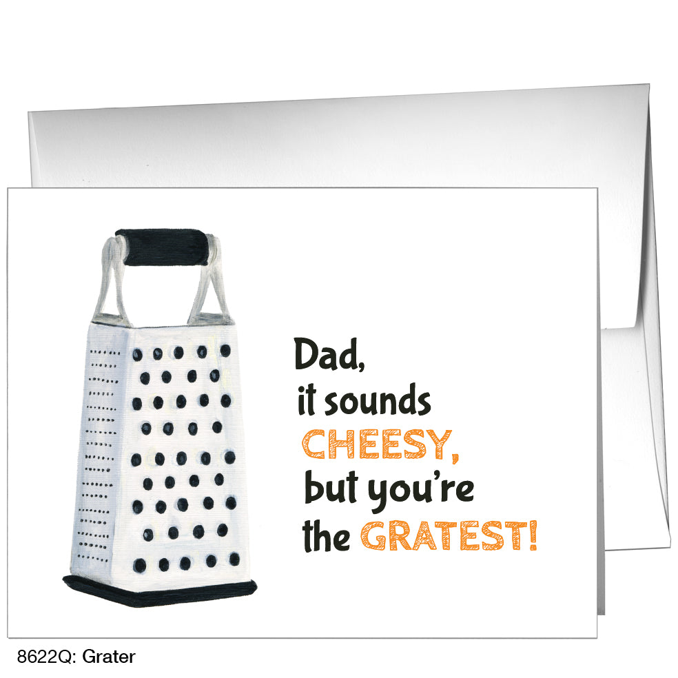 Grater, Greeting Card (8622Q), A2, printedcanvas.com