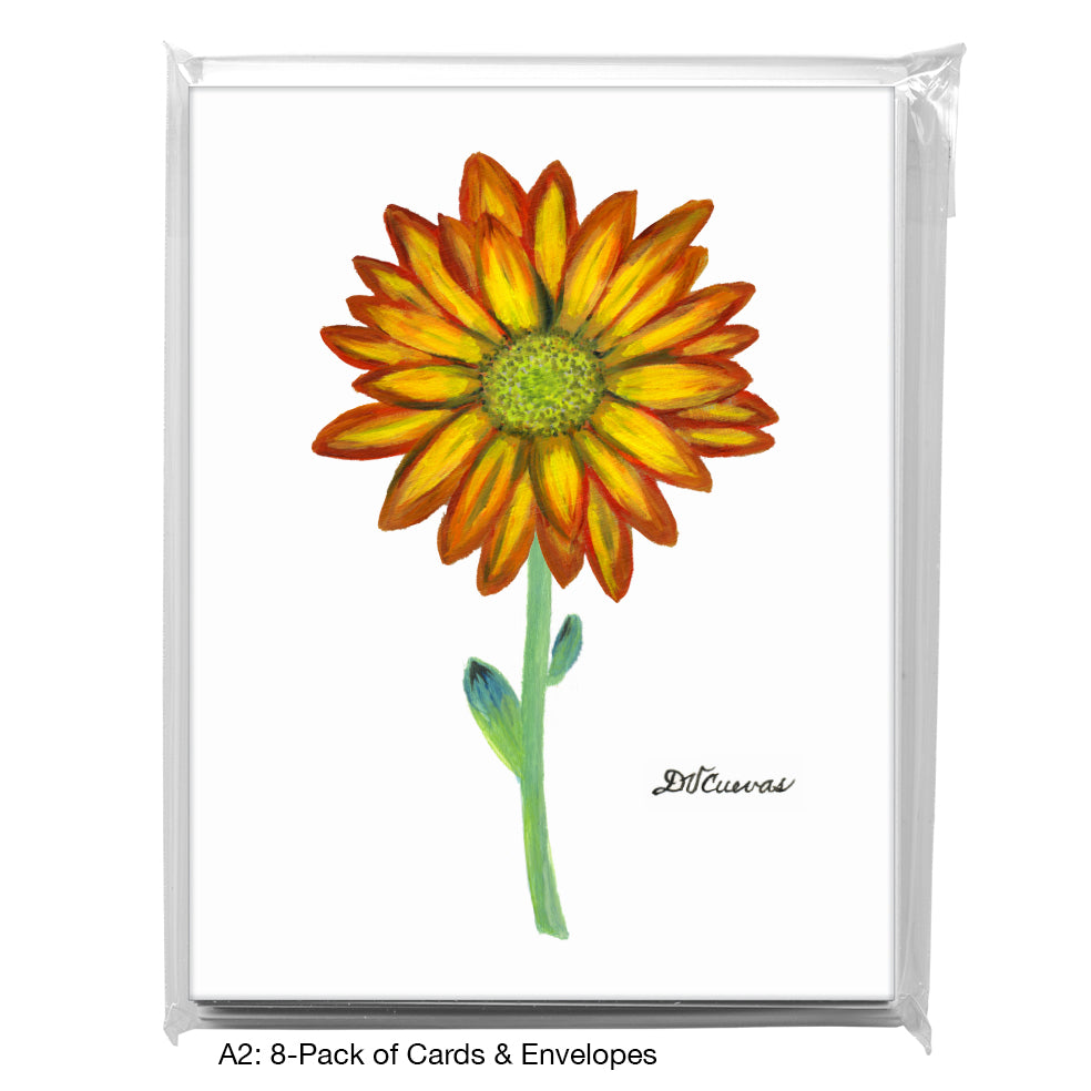 Florist's Chrysanthemum, Greeting Card (7300C), A2 Card 8-Pack, www.printedcanvas.com