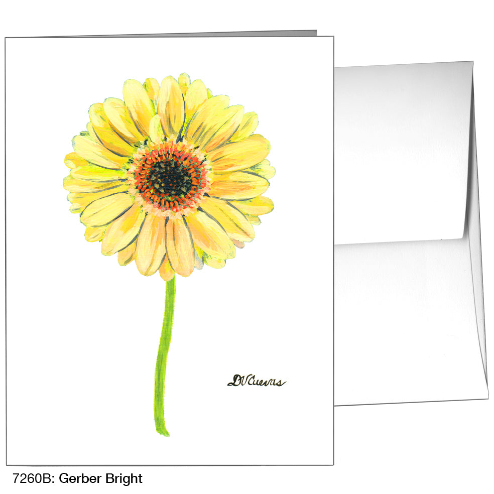 Gerber Bright, Greeting Card (7260B), A2, printedcanvas.com