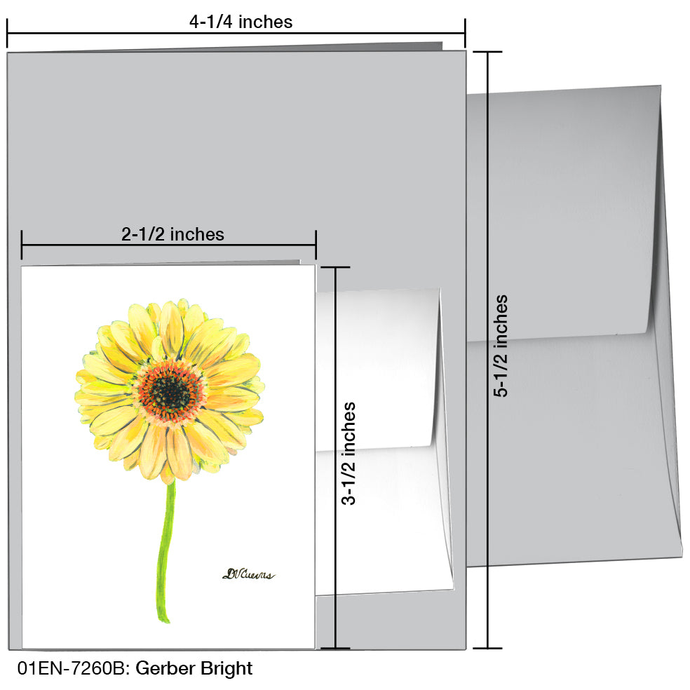 Gerber Bright, Greeting Card (7260B), Enclosure, printedcanvas.com