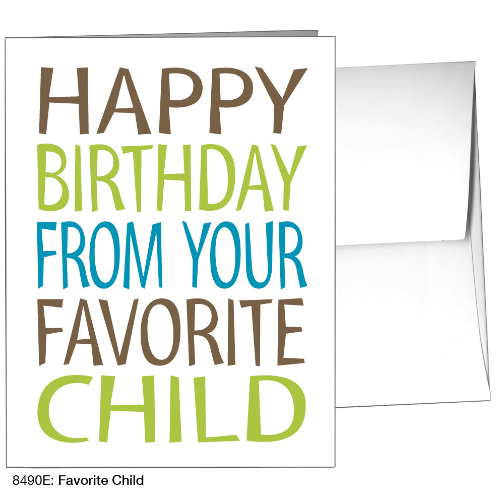 Favorite Child, Greeting Card (8490E), A2, printedcanvas.com