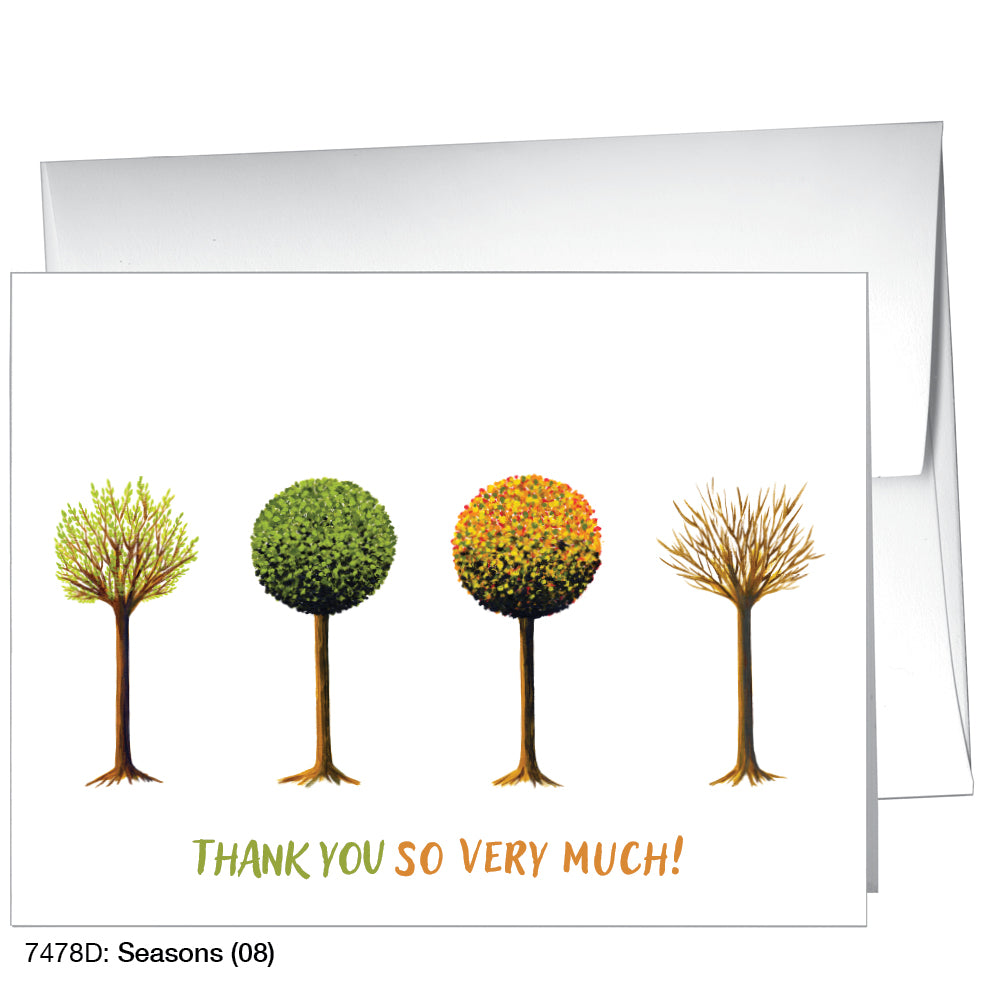 Seasons (08), Greeting Card (7478D), A2 Card, printedcanvas.com