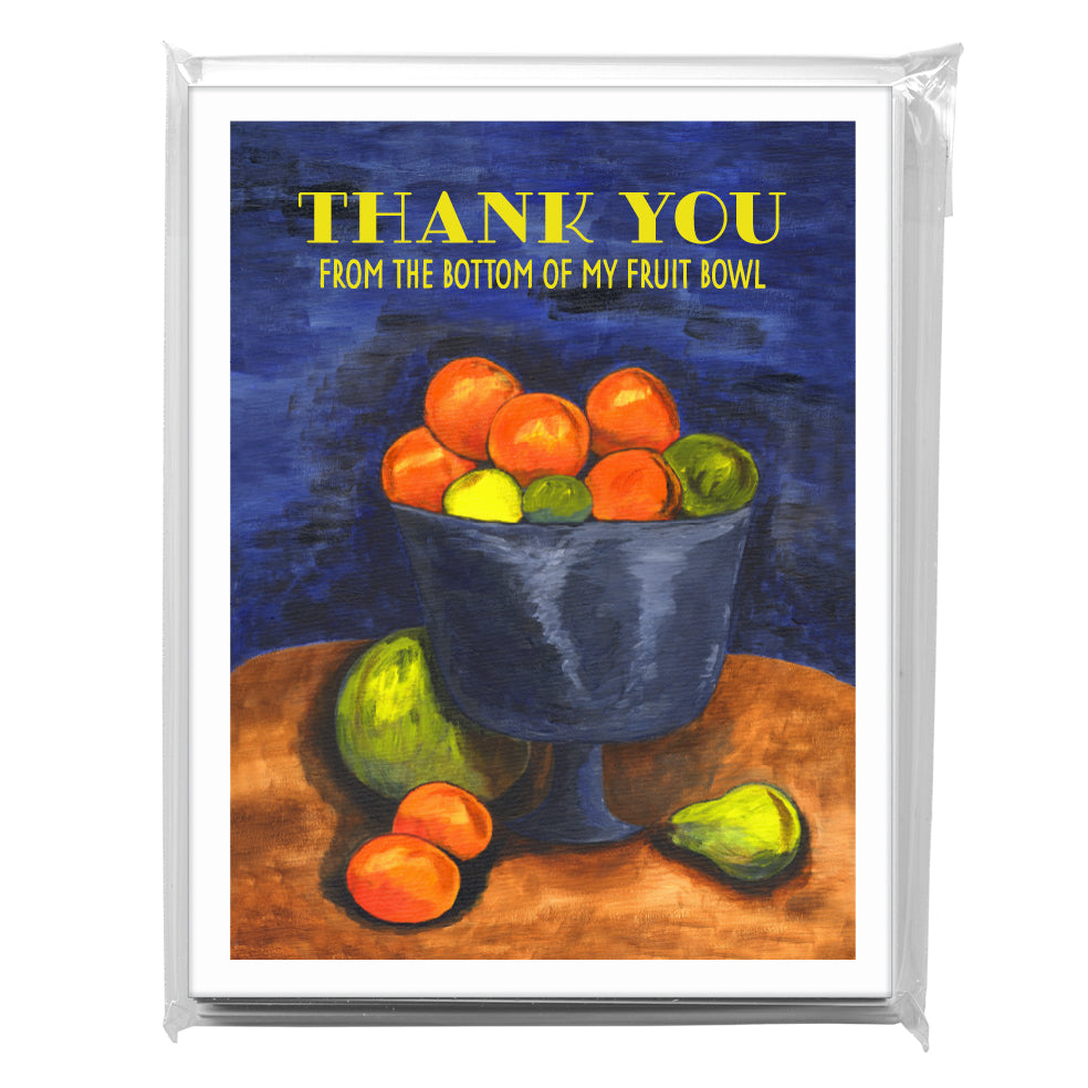 Bowl Of Fruit, Greeting Card (7011B)