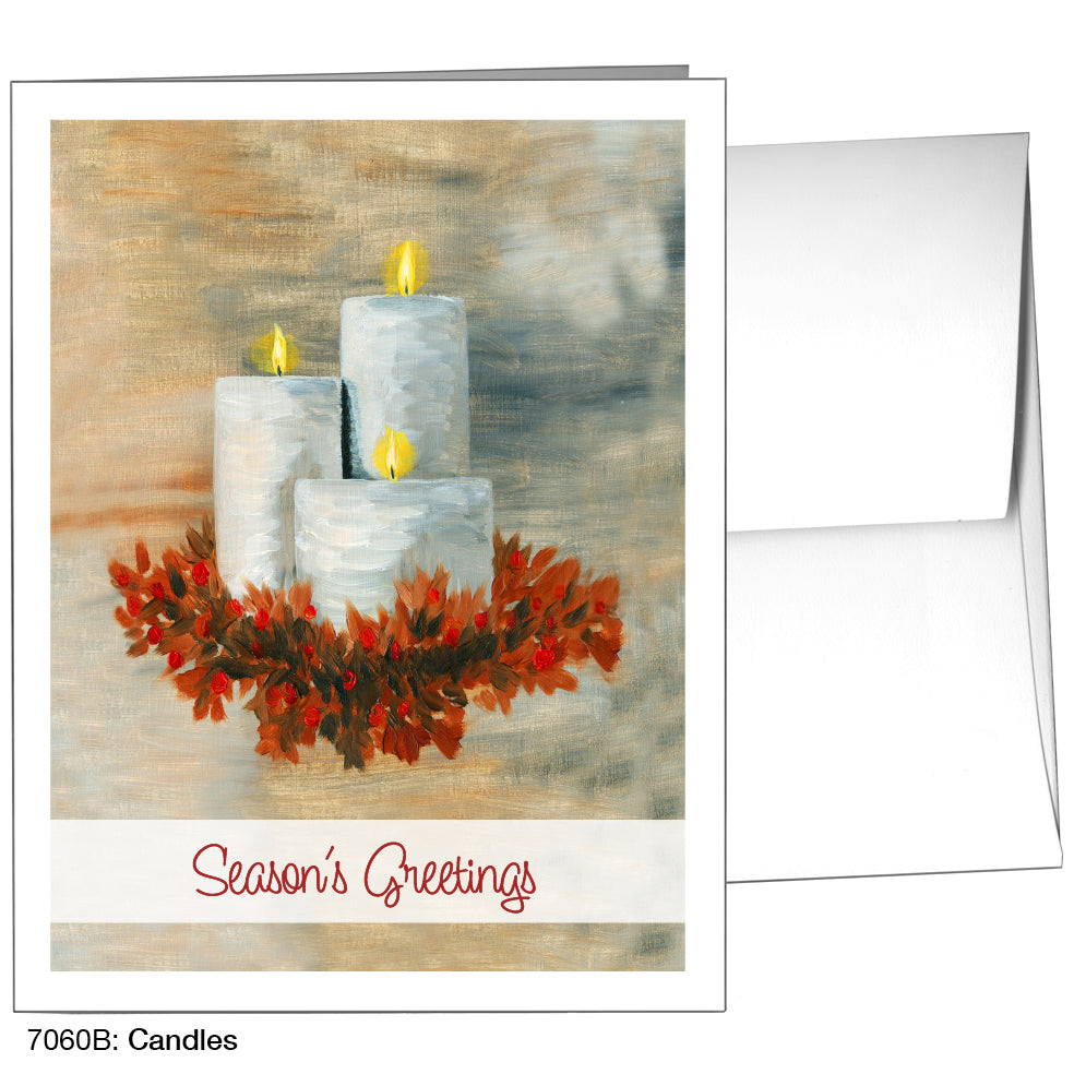 Candles, Greeting Card (7060B)