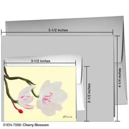 Cherry Blossom, Greeting Card (7098)