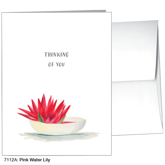 Pink Water Lily, Greeting Card (7112A)