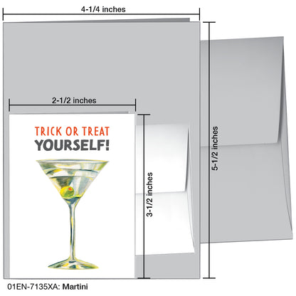 Martini, Greeting Card (7135XA)