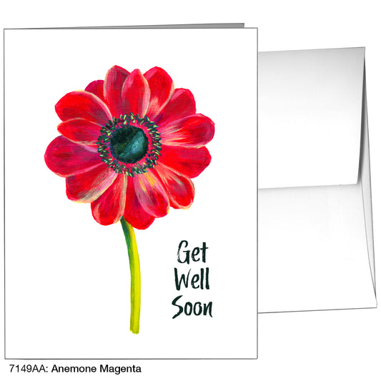 Anemone Magenta, Greeting Card (7149AA)