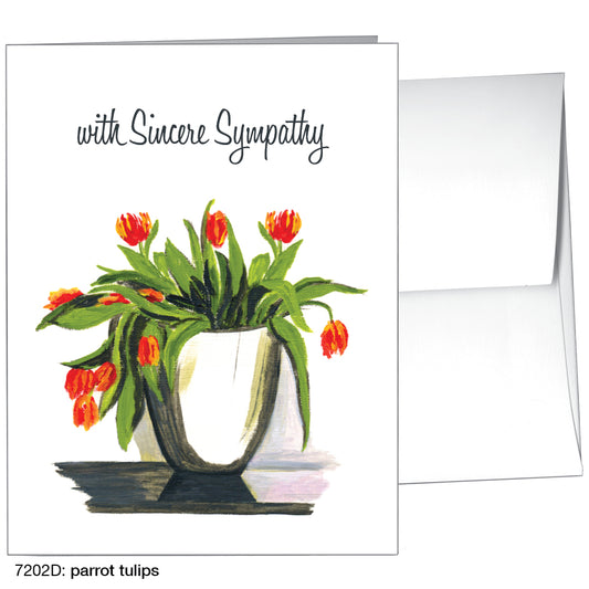 Parrot Tulips, Greeting Card (7202D)