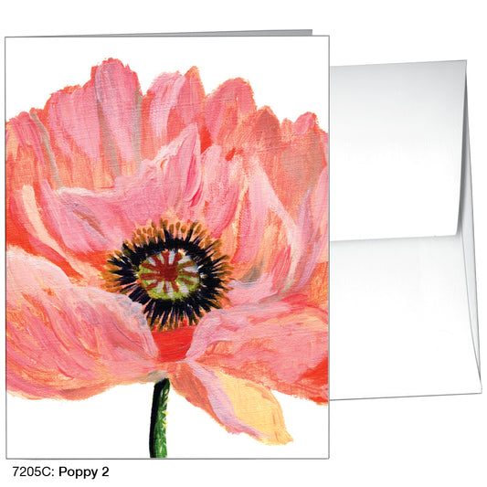 Poppy 02, Greeting Card (7205C)