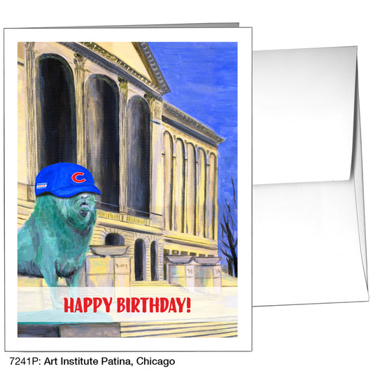 Art Institute Patina, Chicago, Greeting Card (7241P)