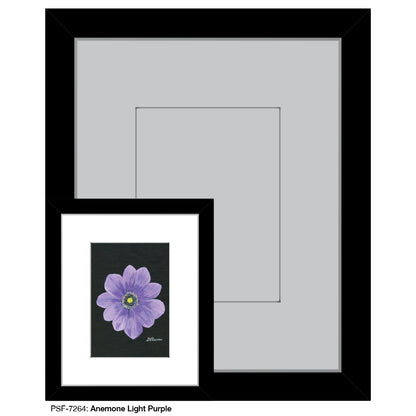 Anemone Light Purple, Print (#7264)