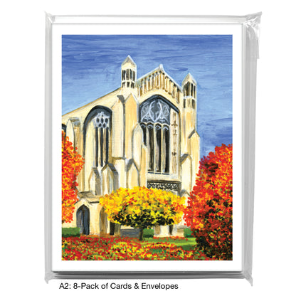 Rockefeller Chapel, Chicago, Greeting Card (7309A)