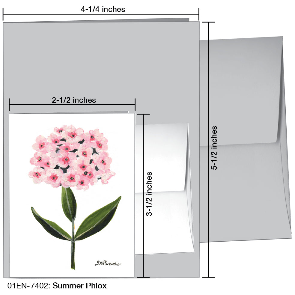 Summer Phlox, Greeting Card (7402)