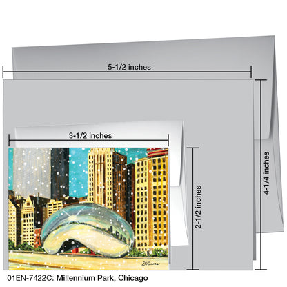 Millennium Park, Chicago, Greeting Card (7422C)