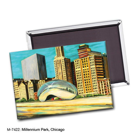 Millennium Park, Chicago, Magnet (7422)