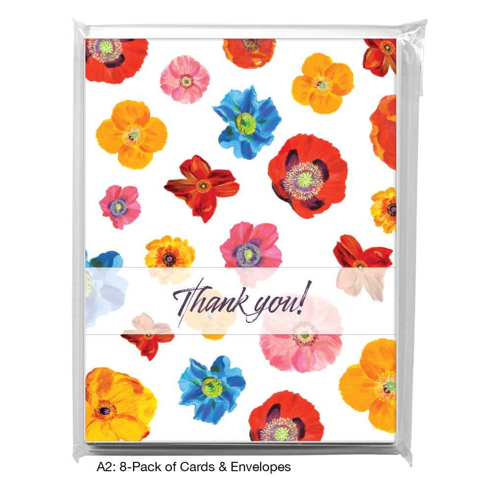 Poppies Plural, Greeting Card (7477PA)