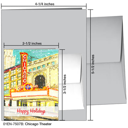 Chicago Theater, Greeting Card (7507B)