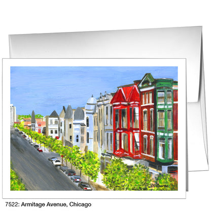 Armitage Avenue, Chicago, Greeting Card (7522)