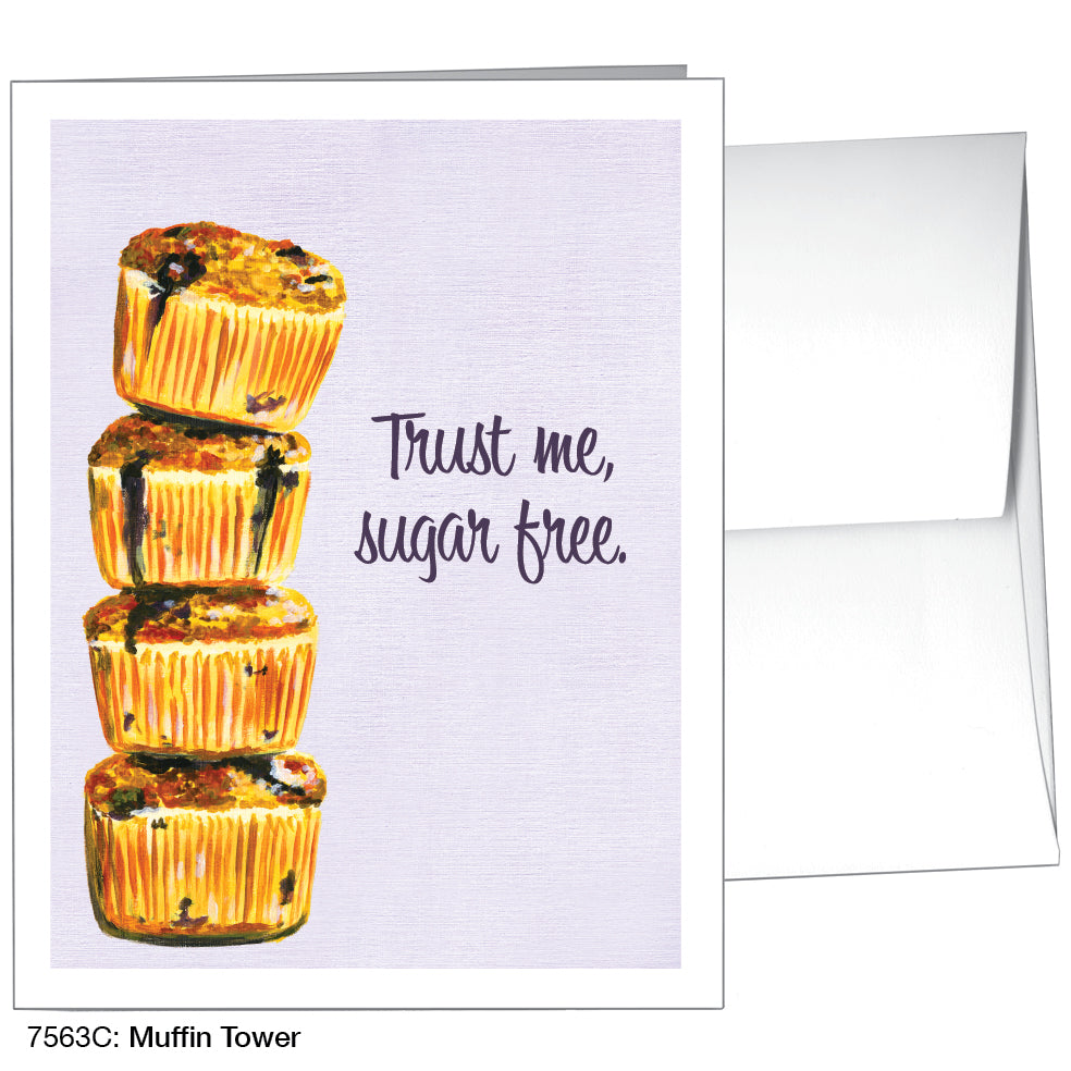 Muffin Tower, Greeting Card (7563C)