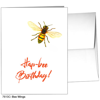 Bee Wings, Greeting Card (7613C)