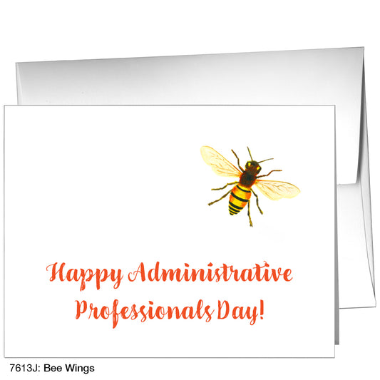 Bee Wings, Greeting Card (7613J)