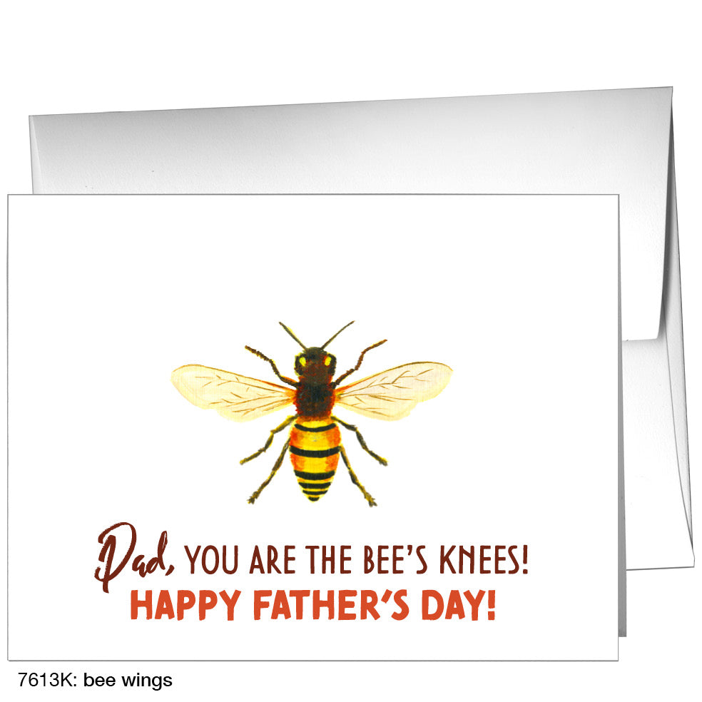 Bee Wings, Greeting Card (7613K)