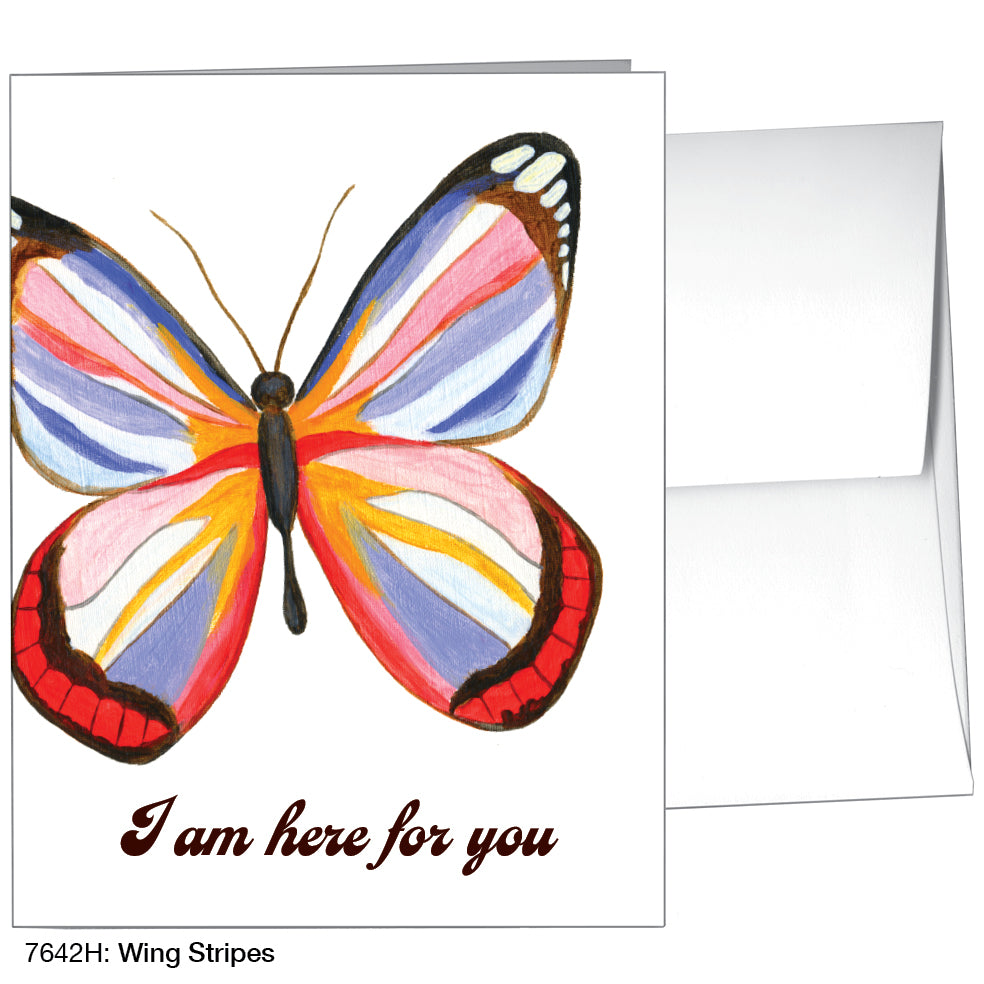 Wing Stripes, Greeting Card (7642H)