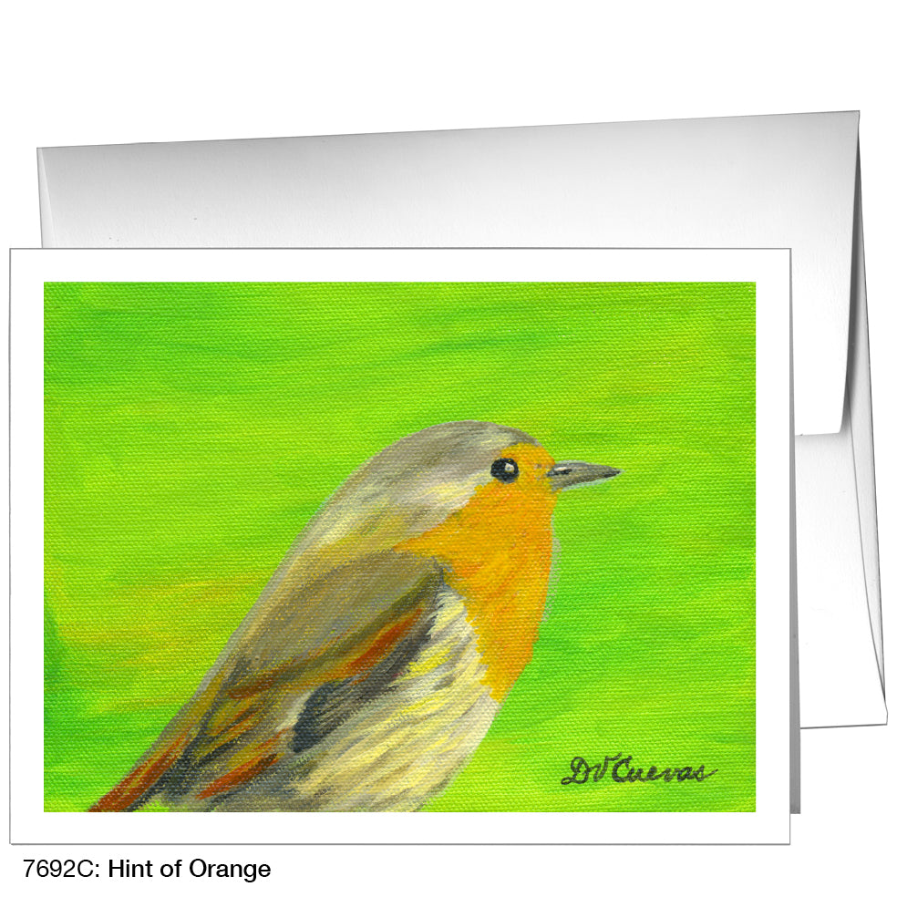 Hint Of Orange, Greeting Card (7692C)