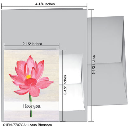 Lotus Blossom, Greeting Card (7707CA)