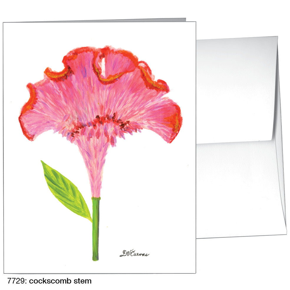 Cockscomb Stem, Greeting Card (7729)
