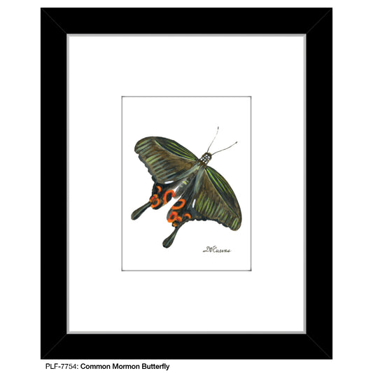 Common Mormon Butterfly, Print (#7754)