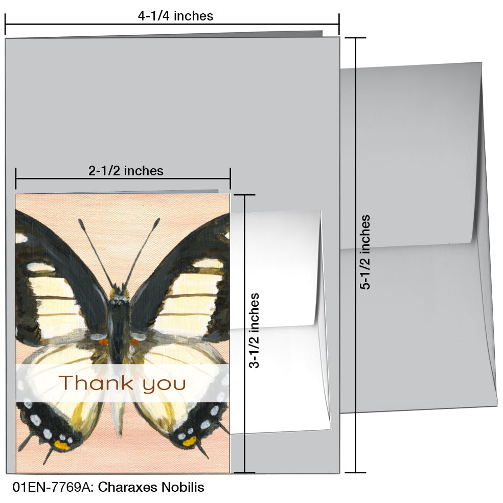 Charaxes Nobilis, Greeting Card (7769A)