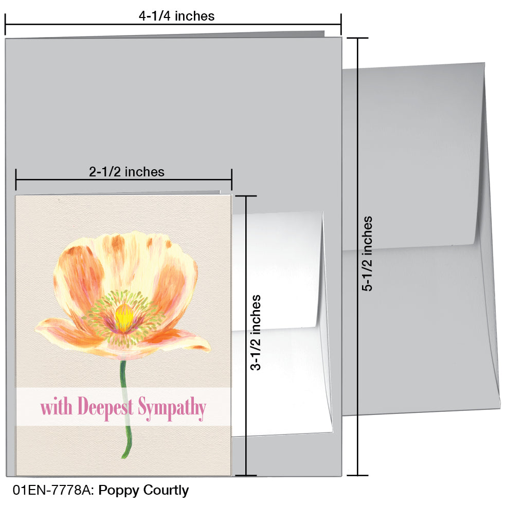 Poppy Courtly, Greeting Card (7778A)