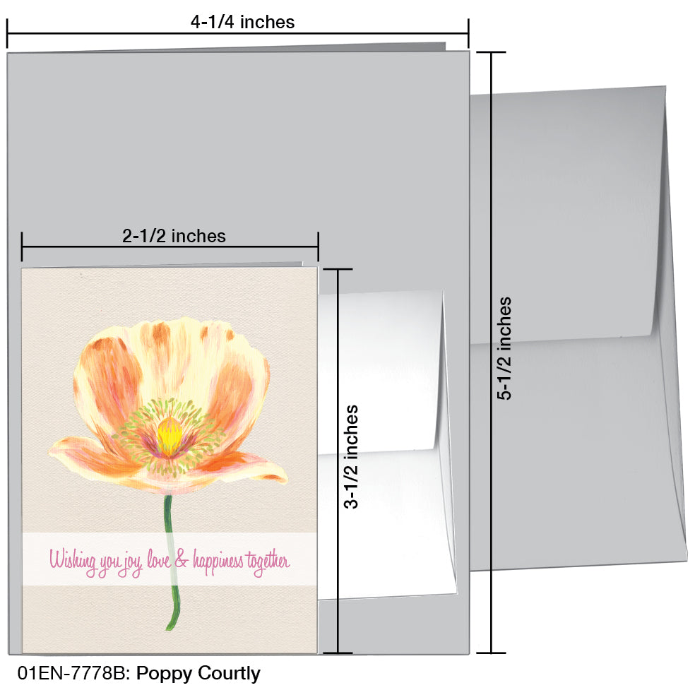 Poppy Courtly, Greeting Card (7778B)