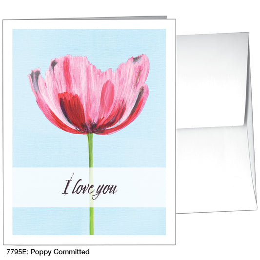 Poppy Committed, Greeting Card (7795E)