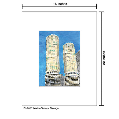 Marina Towers, Chicago, Print (#7809)