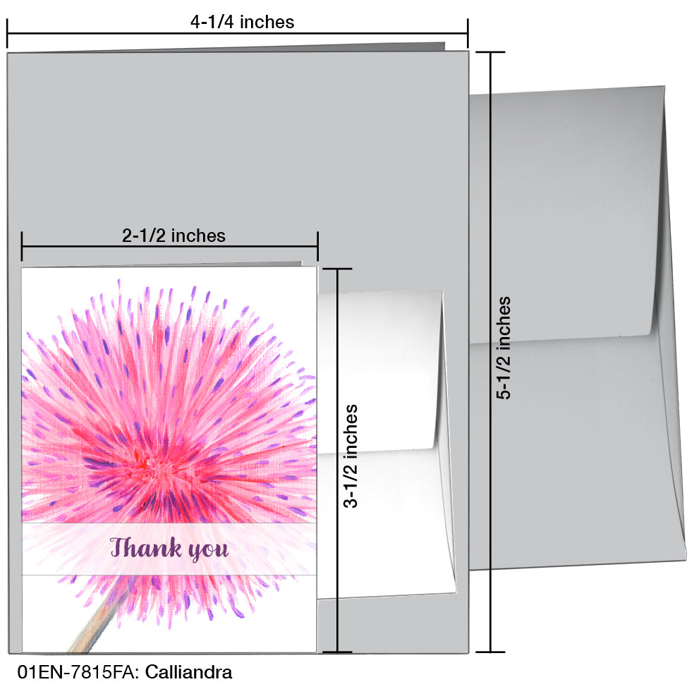 Calliandra, Greeting Card (7815F)