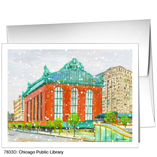 Chicago Public Library, Greeting Card (7833D)