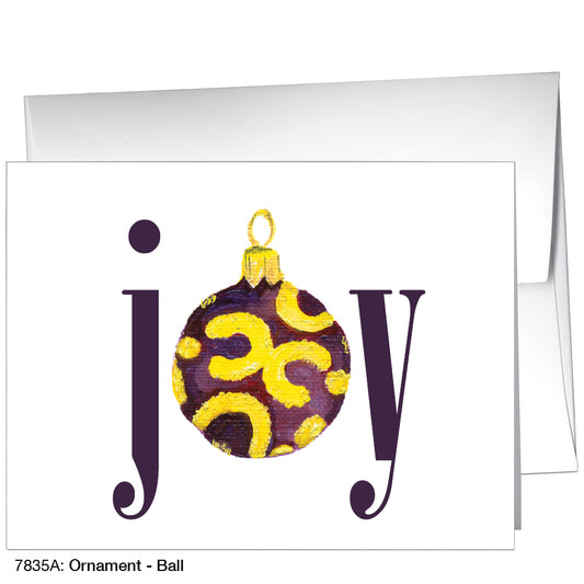 Ornament - Ball, Greeting Card (7835A)