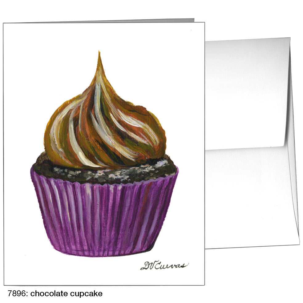 Chocolate Cupcake, Greeting Card (7896)