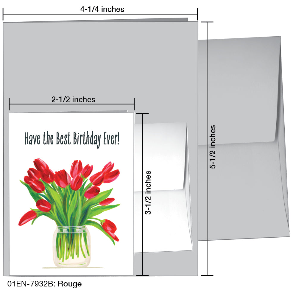 Rouge, Greeting Card (7932B)