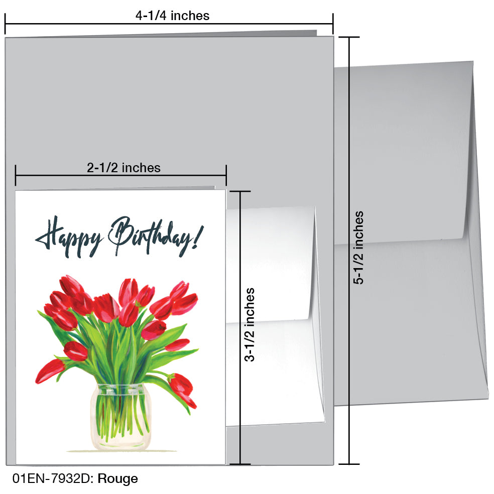 Rouge, Greeting Card (7932D)