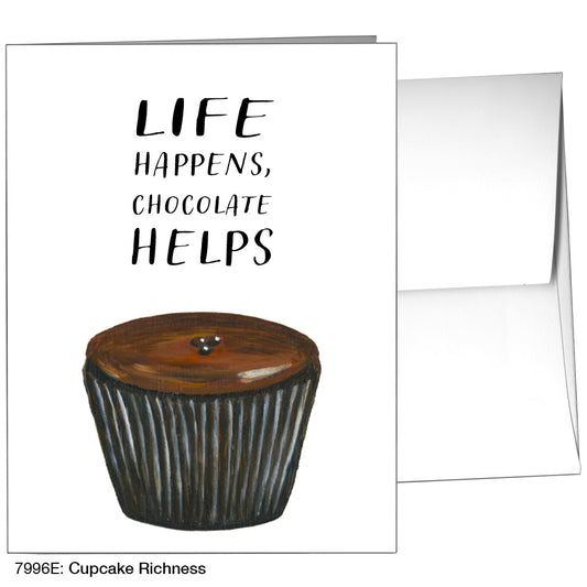 Cupcake Richness, Greeting Card (7996E)
