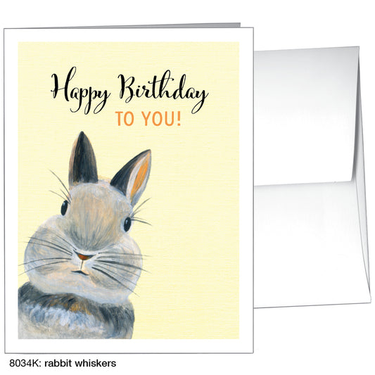 Rabbit Whiskers, Greeting Card (8034K)