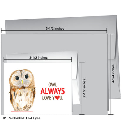 Owl Eyes, Greeting Card (8040HA)