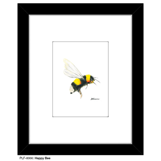 Happy Bee, Print (#8066)