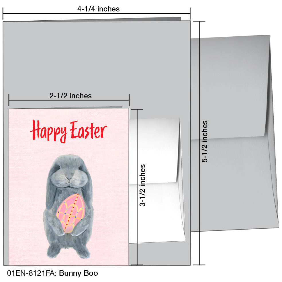 Bunny Boo, Greeting Card (8121FA)