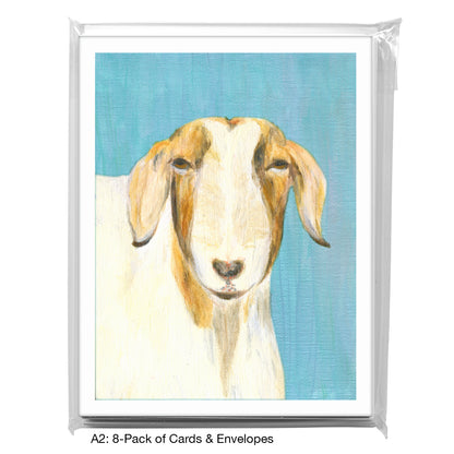Farrah Goat, Greeting Card (8124B)