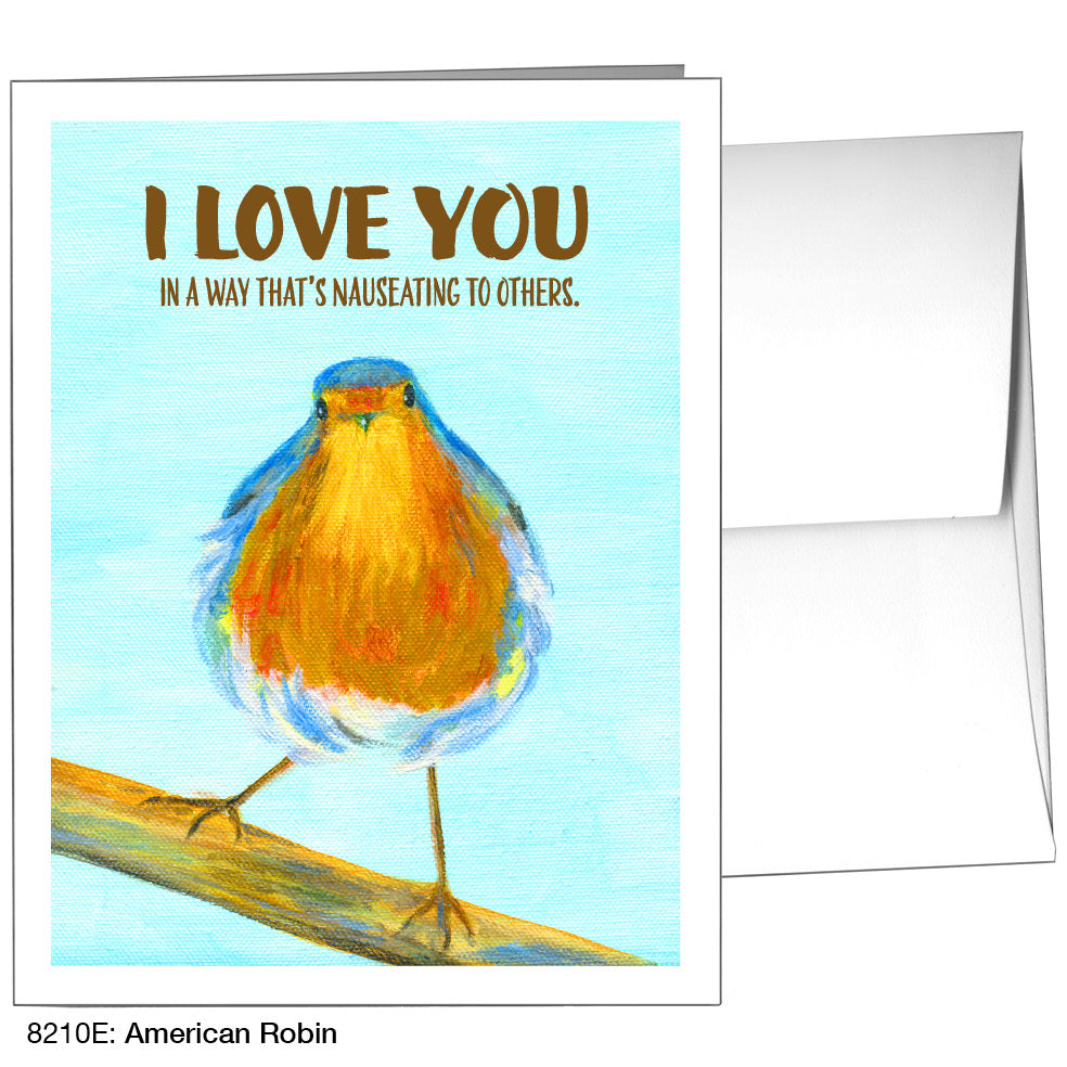 American Robin, Greeting Card (8210E)
